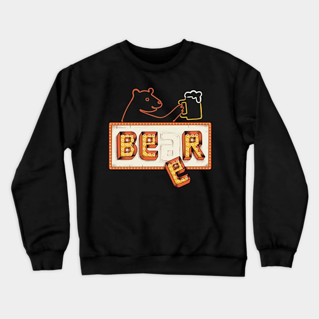 beer or bear Crewneck Sweatshirt by coffeeman